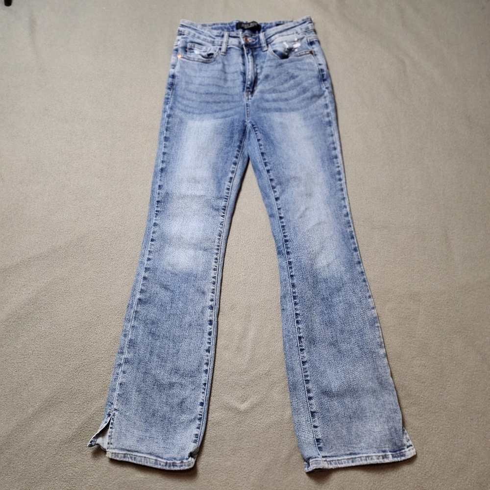 Judy Blue Med Blue Slim Boot Cut Denim Jeans Size 05 / 27